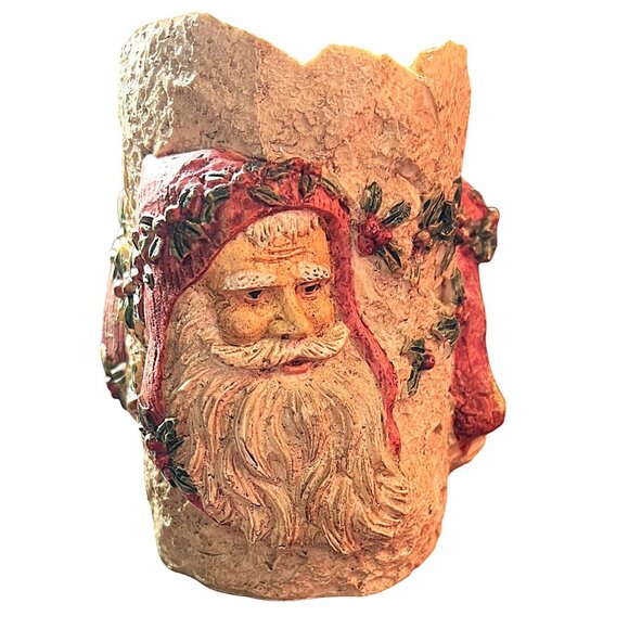 House of Lloyd Christmas Around the World Black Forest Santa Candleholder - Picture 4 of 9